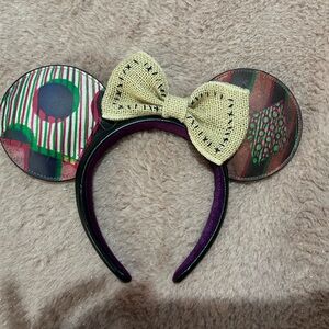 Loungefly Multicolor Bow Headband with Patterned Ears